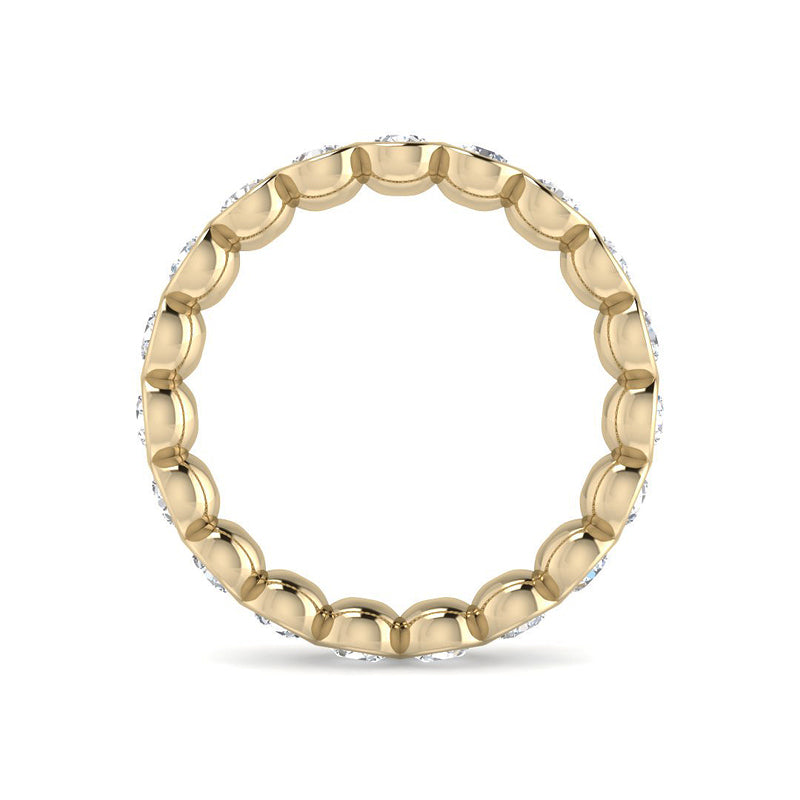 Bezel Eternity Band (Yellow Gold)