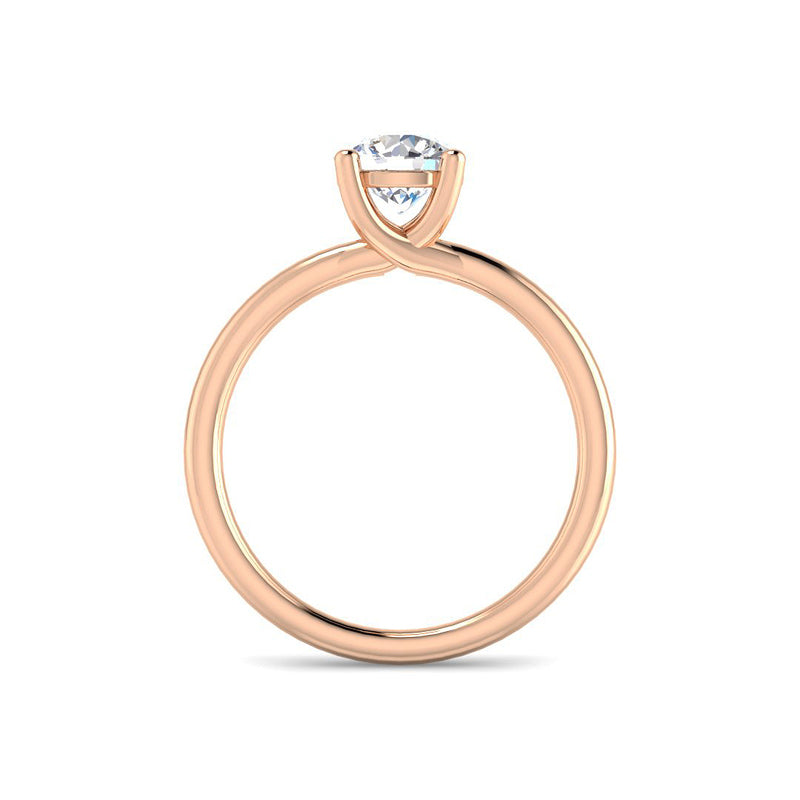 4-Prong Round Solitaire (Rose Gold)