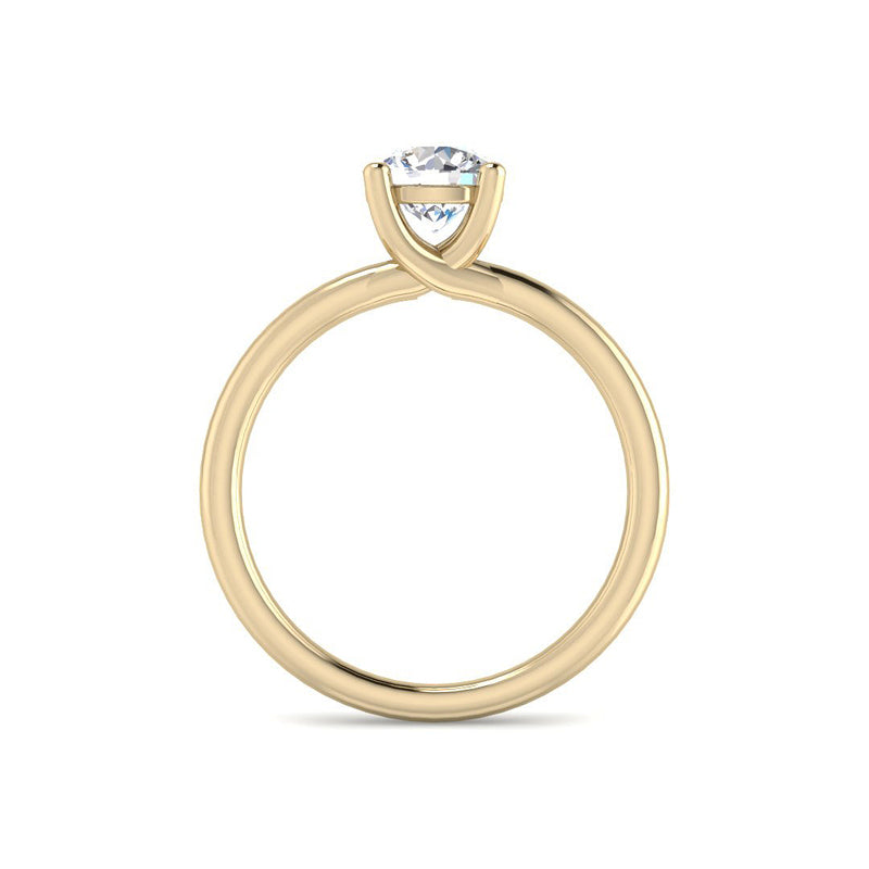 4-Prong Round Solitaire (Yellow Gold)