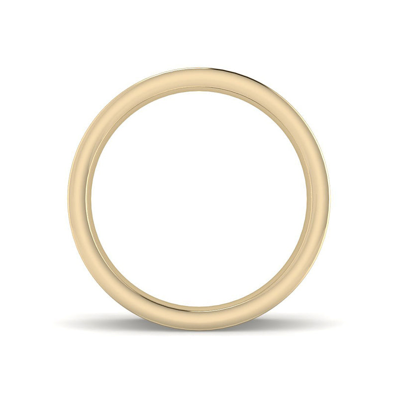 Dual Line Wedding Band (Yellow Gold)