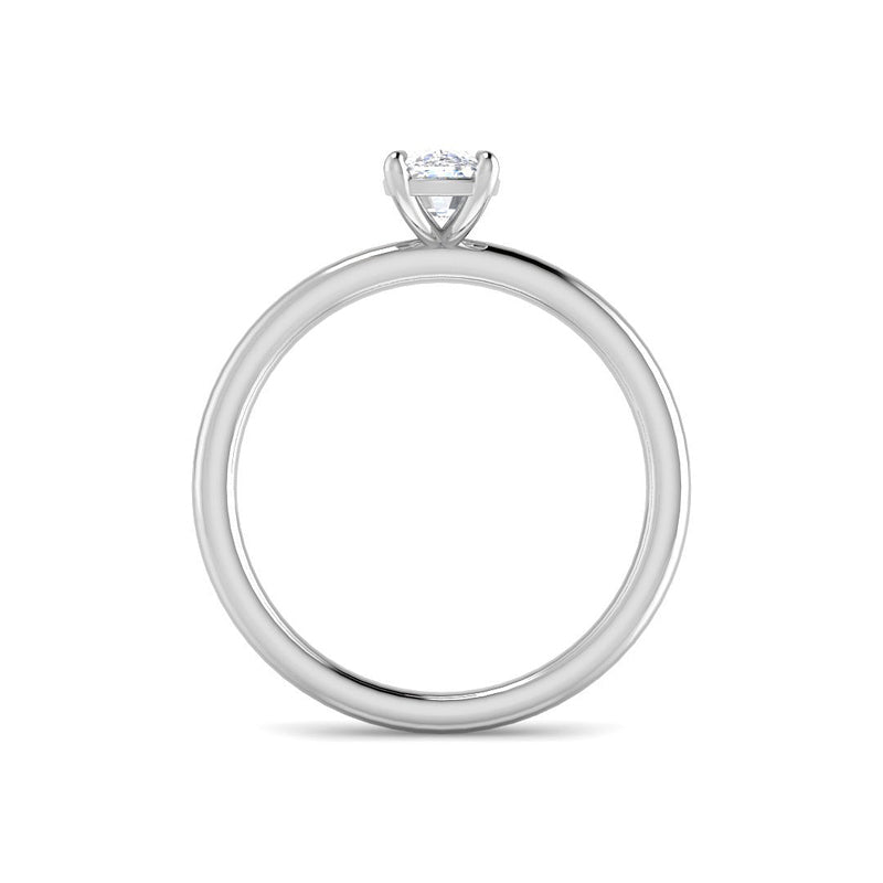 Cushion Solitaire Classic Basket Setting (White Gold)