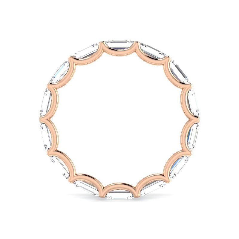 Emerald Eternity Band (Rose Gold)