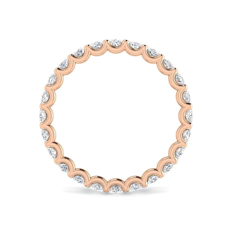 Oval Eternity Band (Rose Gold)
