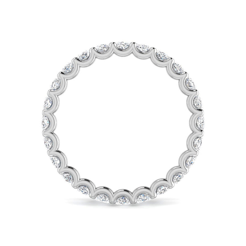 Oval Eternity Band (White Gold)