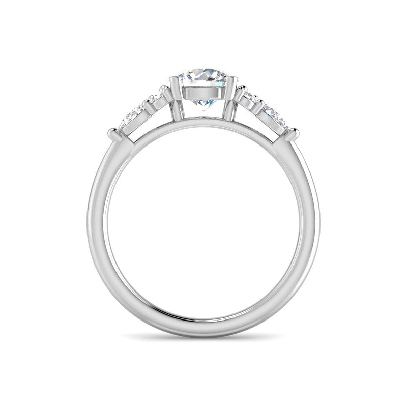 Round Trilogy w. Round and Pears (White Gold)