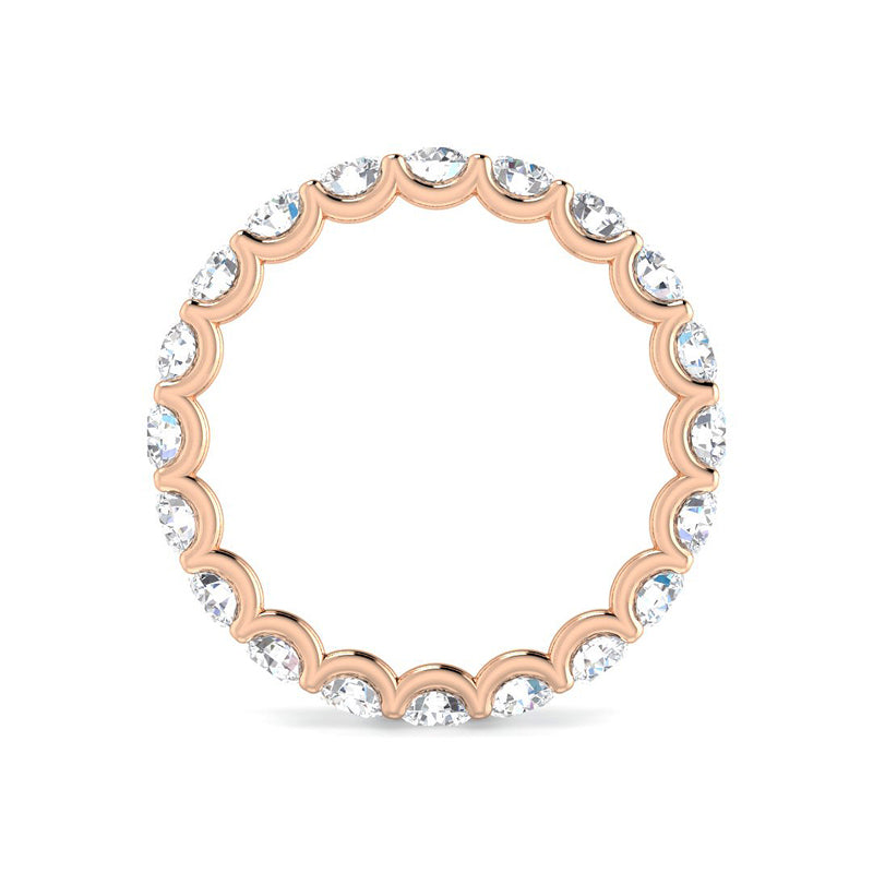 Round Brilliant Eternity Band (Rose Gold)