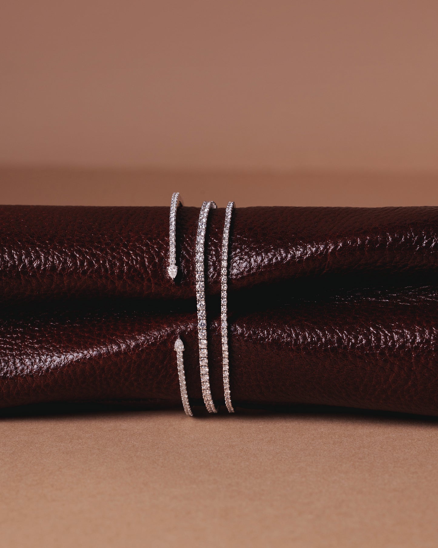 2 ct Tennis Bracelet w. Round Diamonds (Rose Gold)