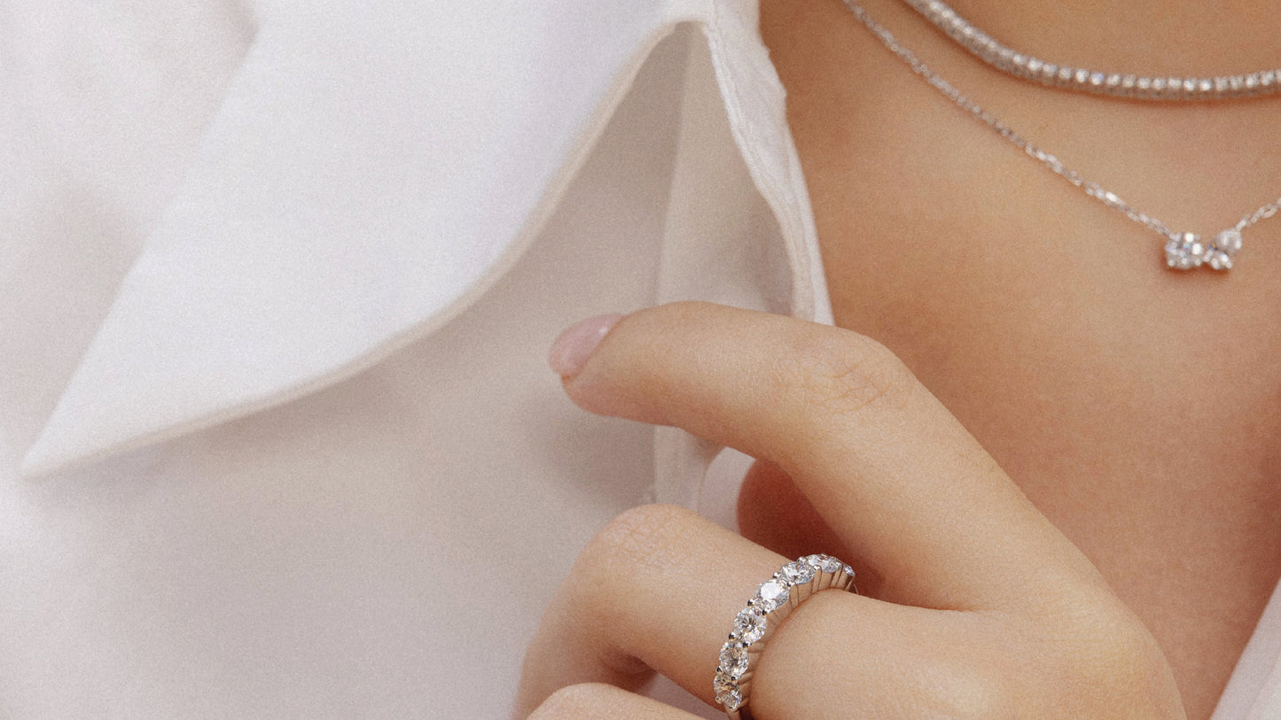 Half-Eternity Band (Yellow Gold)