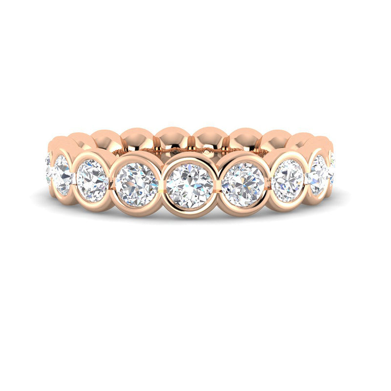 Bezel Eternity Band (Rose Gold)