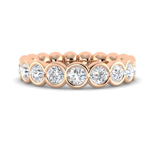 Bezel Eternity Band (Rose Gold)