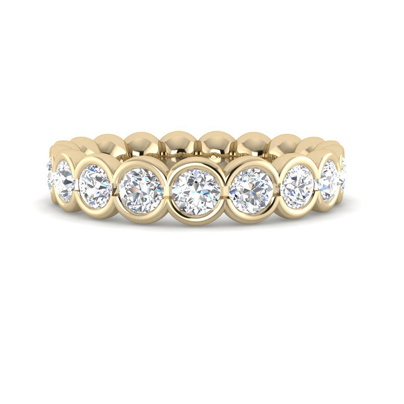 Bezel Eternity Band (Yellow Gold)