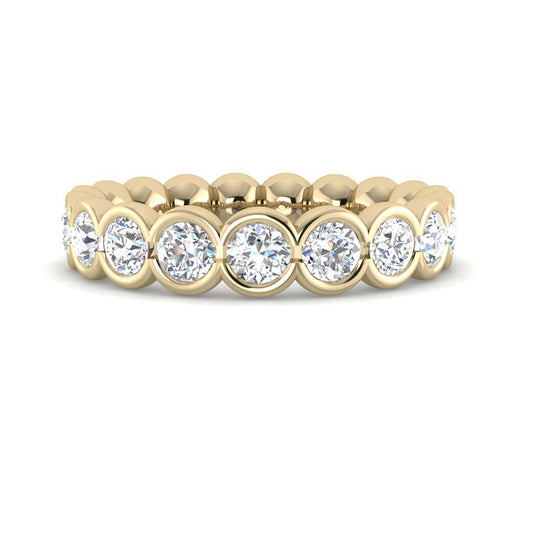 Bezel Eternity Band (Yellow Gold)