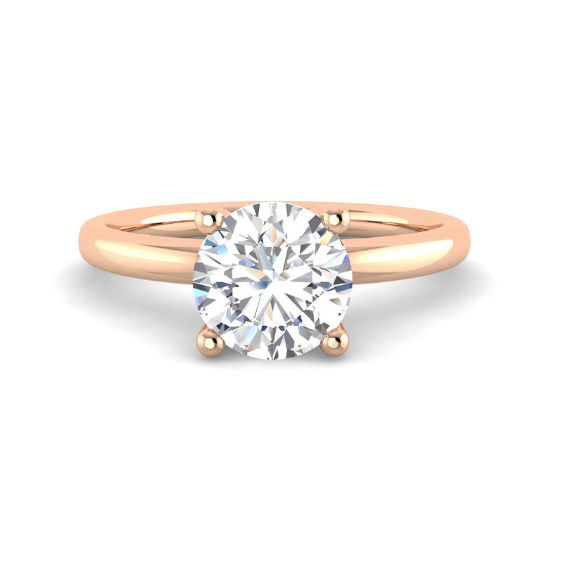 4-Prong Round Solitaire (Rose Gold)