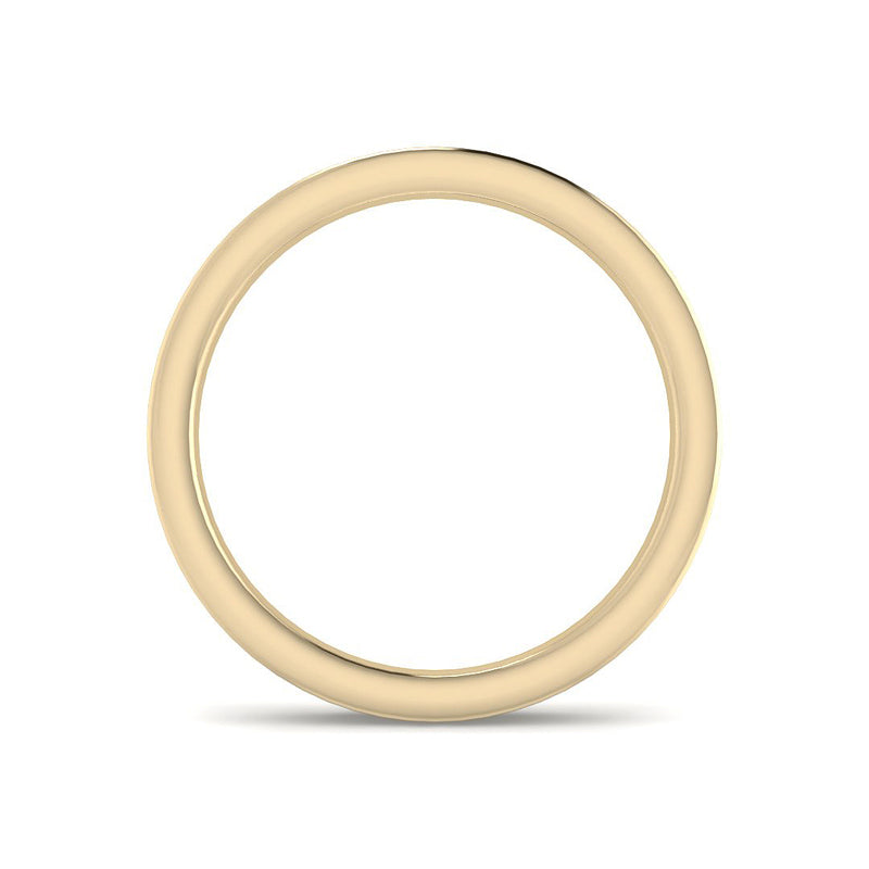 Rounded Square Band 3mm (Yellow Gold)