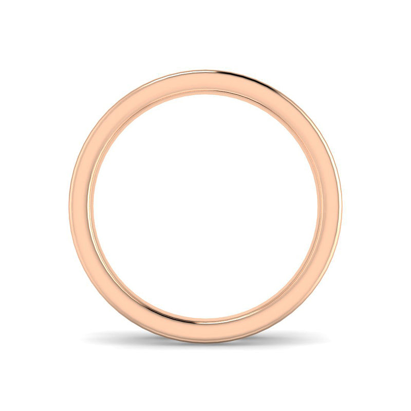 Channel Pavé Eternity Band (Rose Gold)