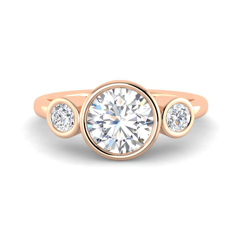 Round Bezel Trilogy (Rose Gold)