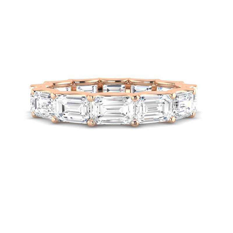 Emerald Eternity Band (Rose Gold)