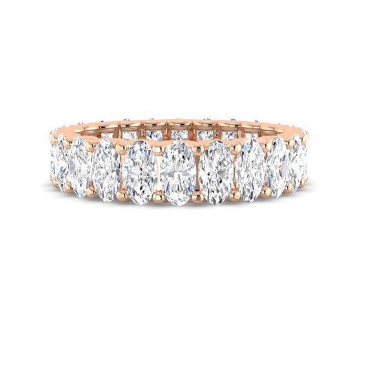 Oval Eternity Band (Rose Gold)