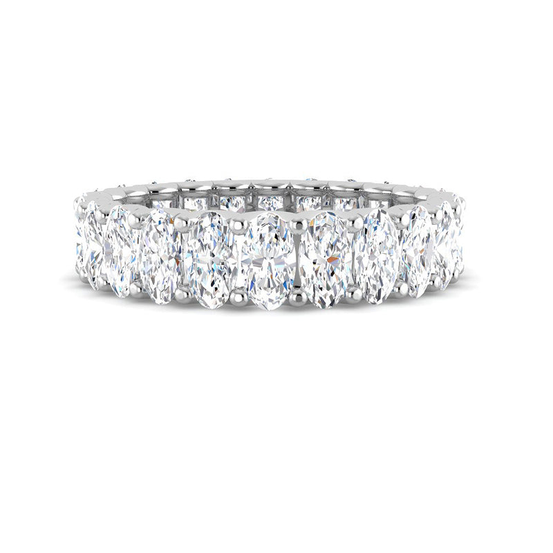 Oval Eternity Band (White Gold)