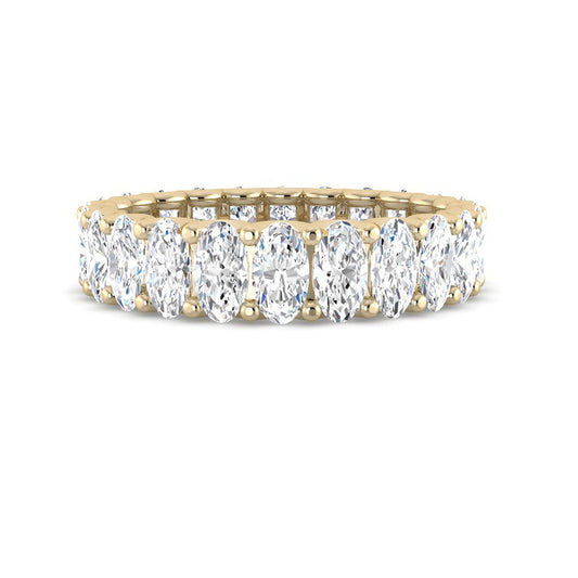 Oval Eternity Band (Yellow Gold)