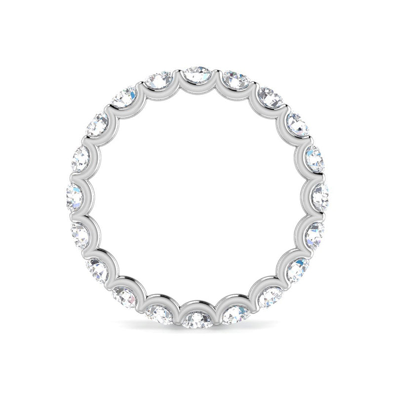 Round Brilliant Eternity Band (White Gold)