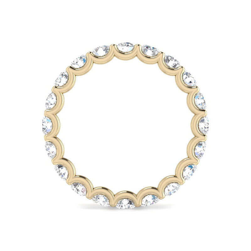 Round Brilliant Eternity Band (Yellow Gold)