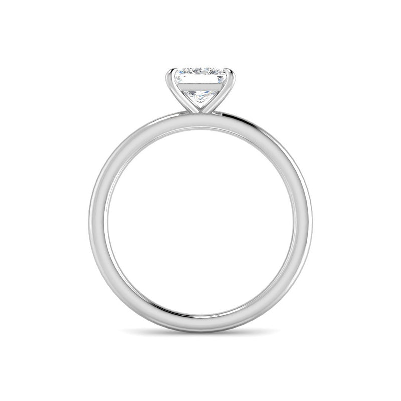 Princess Solitaire Classic Setting (White Gold)