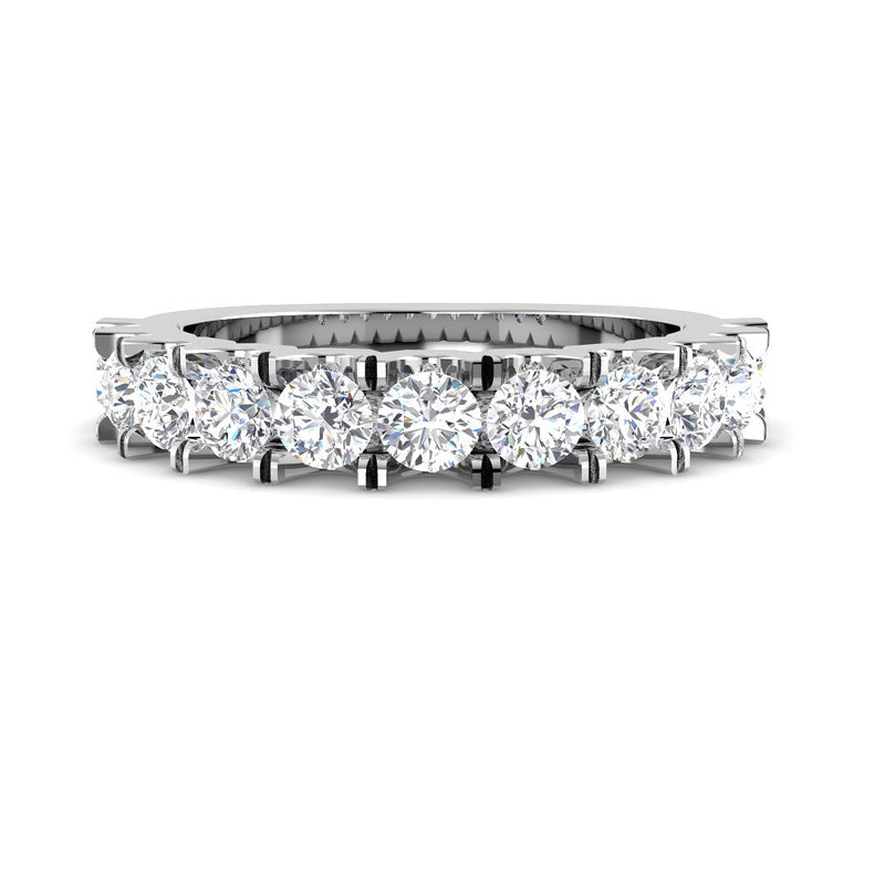 Half-Eternity Band (White Gold)