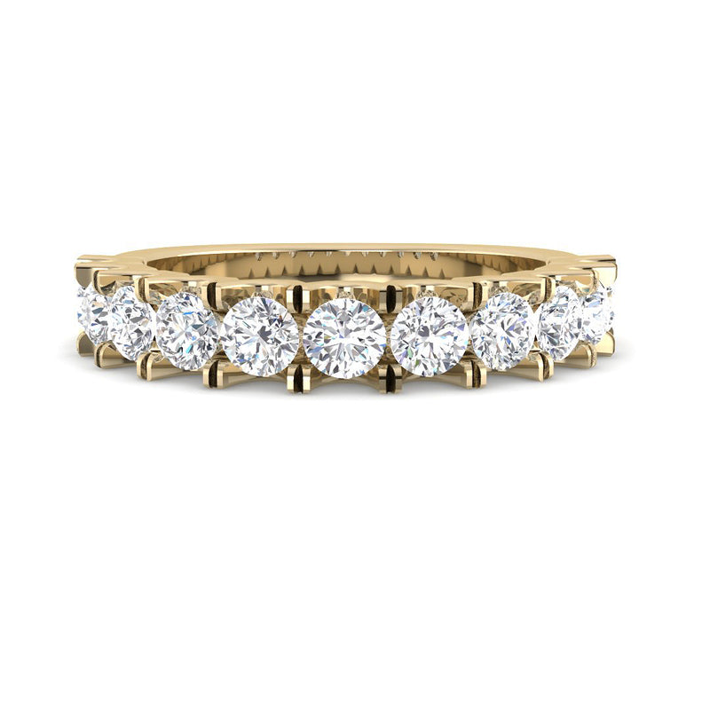 Half-Eternity Band (Yellow Gold)